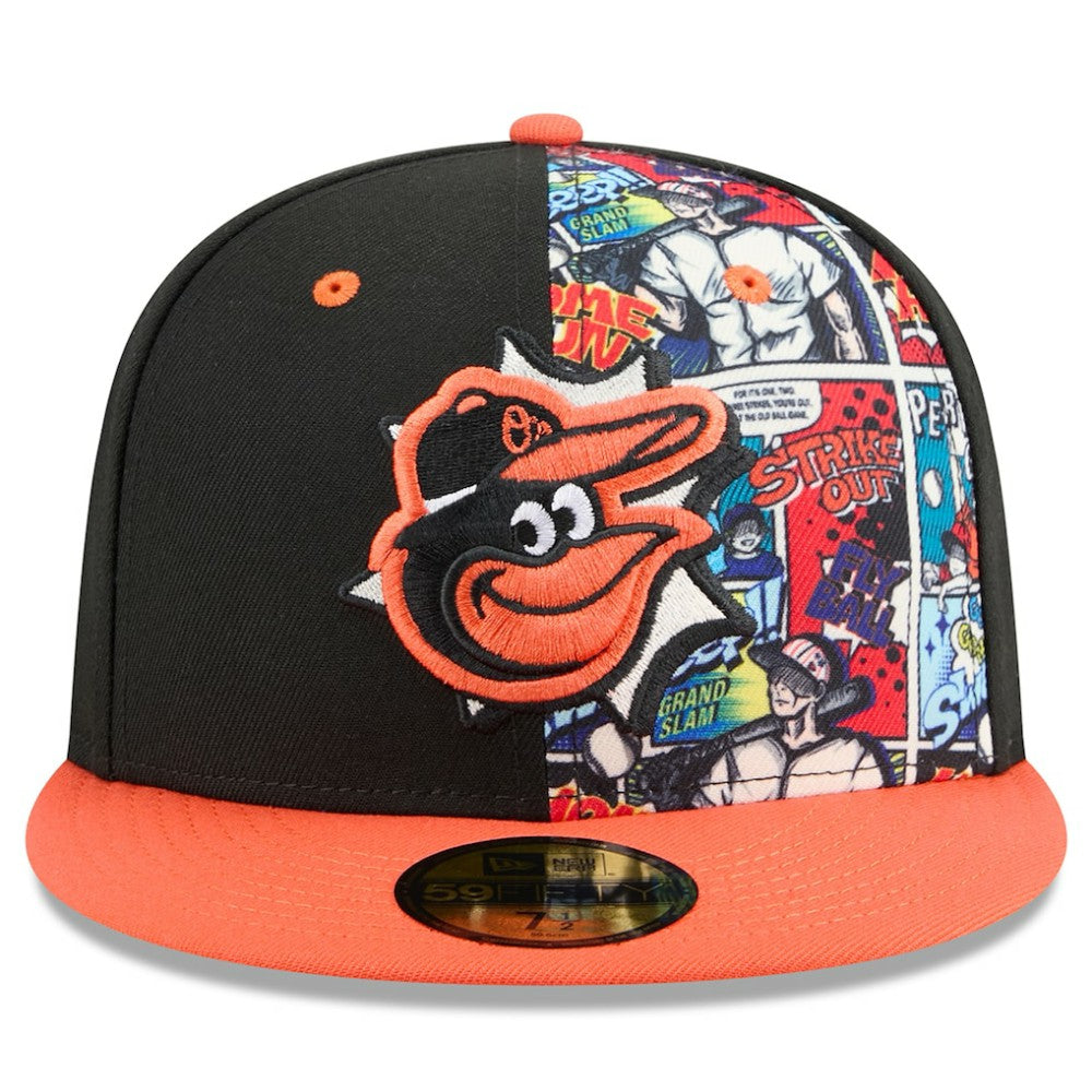 Baltimore Orioles 2025 MLB Diamond Hero Edition 59FIFTY Fitted Hat - Black/Orange | New Era