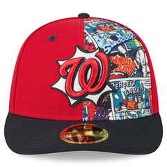 Washington Nationals 2025 MLB Diamond Hero Edition Low Profile 59FIFTY Fitted Hat - Red/Navy | New Era