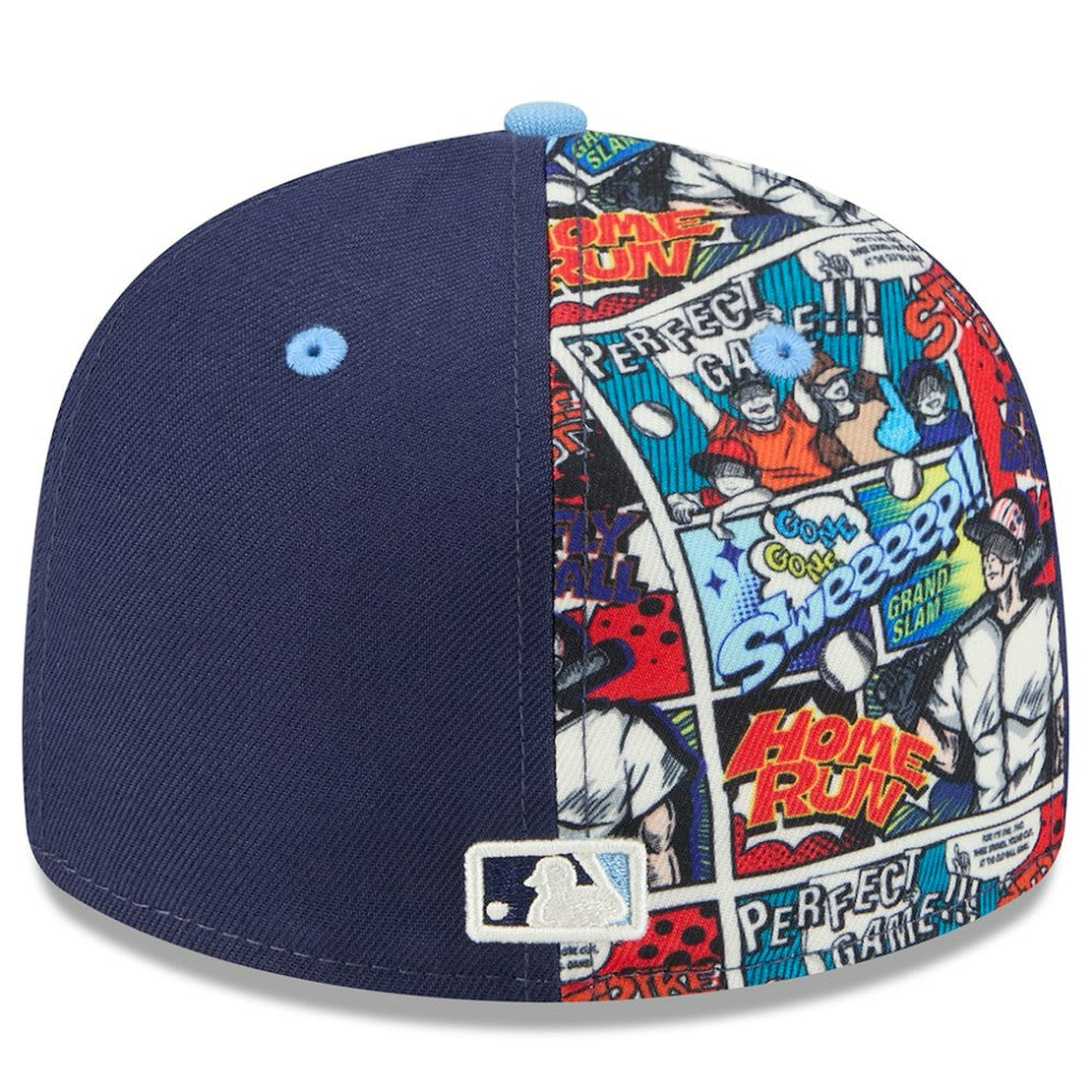Tampa Bay Rays 2025 MLB Diamond Hero Edition Low Profile 59FIFTY Fitted Hat - Navy/Light Blue | New Era