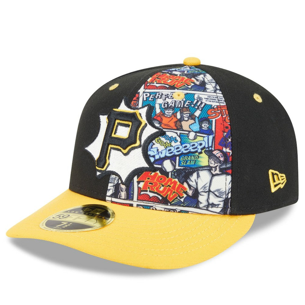 Pittsburgh Pirates 2025 MLB Diamond Hero Edition Low Profile 59FIFTY Fitted Hat - Black/Gold | New Era