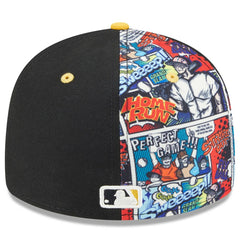 Pittsburgh Pirates 2025 MLB Diamond Hero Edition Low Profile 59FIFTY Fitted Hat - Black/Gold | New Era