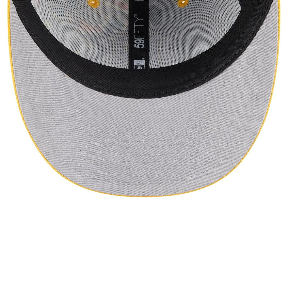 Pittsburgh Pirates 2025 MLB Diamond Hero Edition Low Profile 59FIFTY Fitted Hat - Black/Gold | New Era