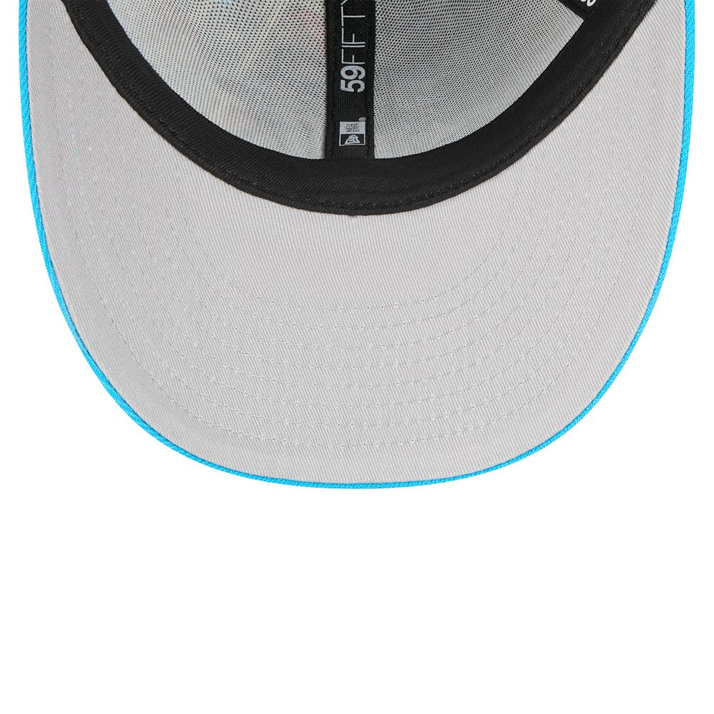 Miami Marlins 2025 MLB Diamond Hero Edition Low Profile 59FIFTY Fitted Hat - Black/Blue | New Era
