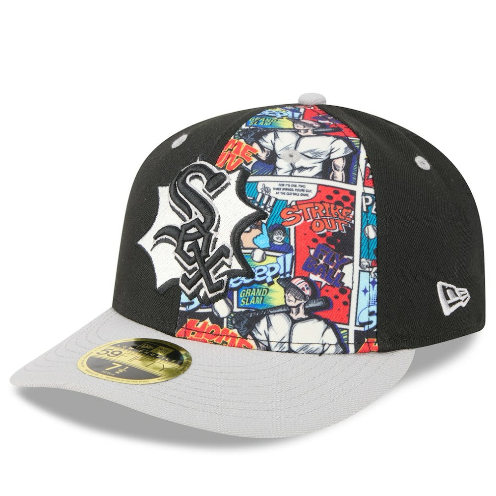 Chicago White Sox 2025 MLB Diamond Hero Edition Low Profile 59FIFTY Fitted Hat - Black/Gray | New Era