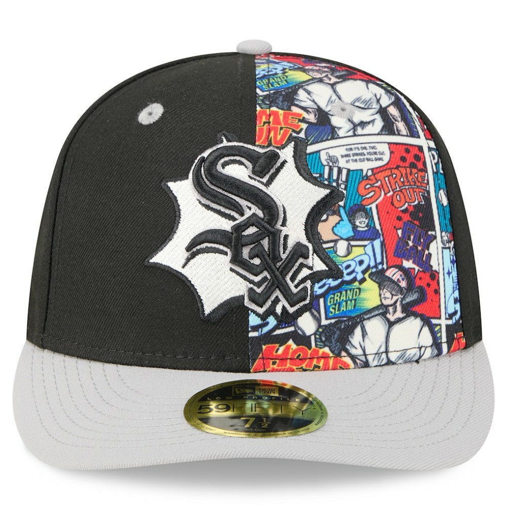 Chicago White Sox 2025 MLB Diamond Hero Edition Low Profile 59FIFTY Fitted Hat - Black/Gray | New Era
