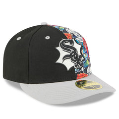 Chicago White Sox 2025 MLB Diamond Hero Edition Low Profile 59FIFTY Fitted Hat - Black/Gray | New Era