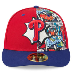 Philadelphia Phillies 2025 MLB Diamond Hero Edition Low Profile 59FIFTY Fitted Hat - Red/Royal | New Era