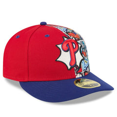 Philadelphia Phillies 2025 MLB Diamond Hero Edition Low Profile 59FIFTY Fitted Hat - Red/Royal | New Era