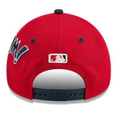 Los Angeles Angels Youth 2025 MLB Diamond Hero Edition A-Frame 9FORTY Adjustable Hat - Red/Navy | New Era