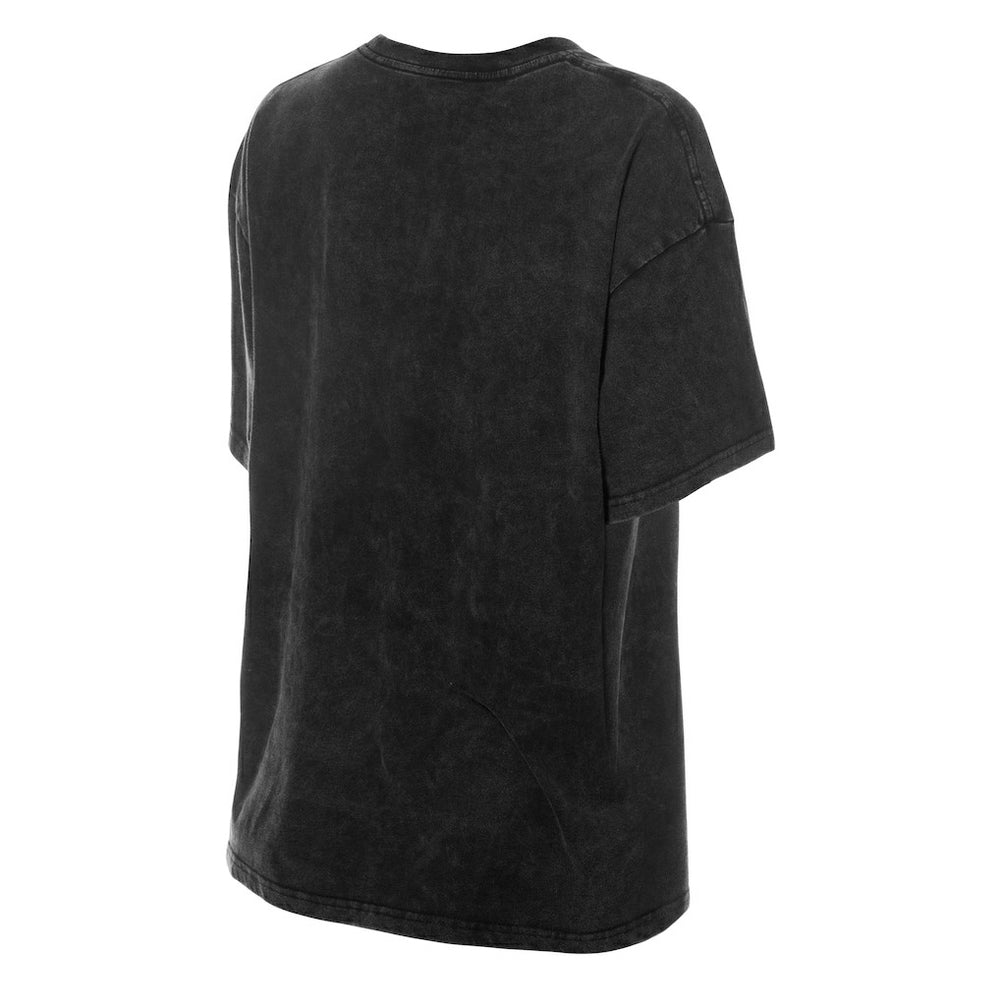 Chicago Bulls Women's Throwback Mineral Wash Oversized T-Shirt sale - Black | New Era for sale