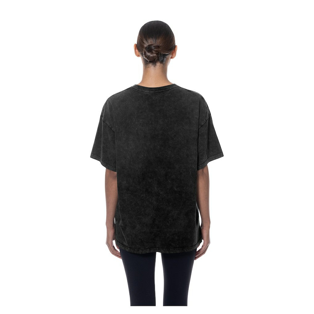 Dallas Mavericks Women's Throwback Mineral Wash Oversized T-Shirt sale - Black | New Era cheap
