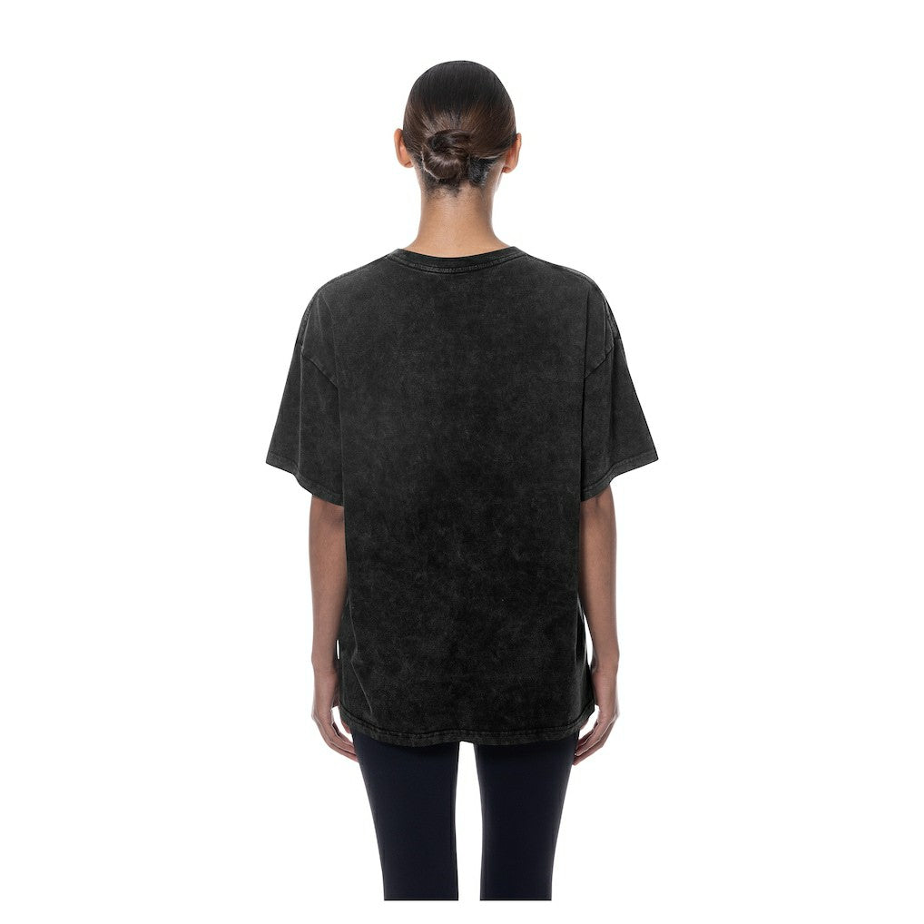 Golden State Warriors Women's Throwback Mineral Wash Oversized T-Shirt sale - Black | New Era cheap