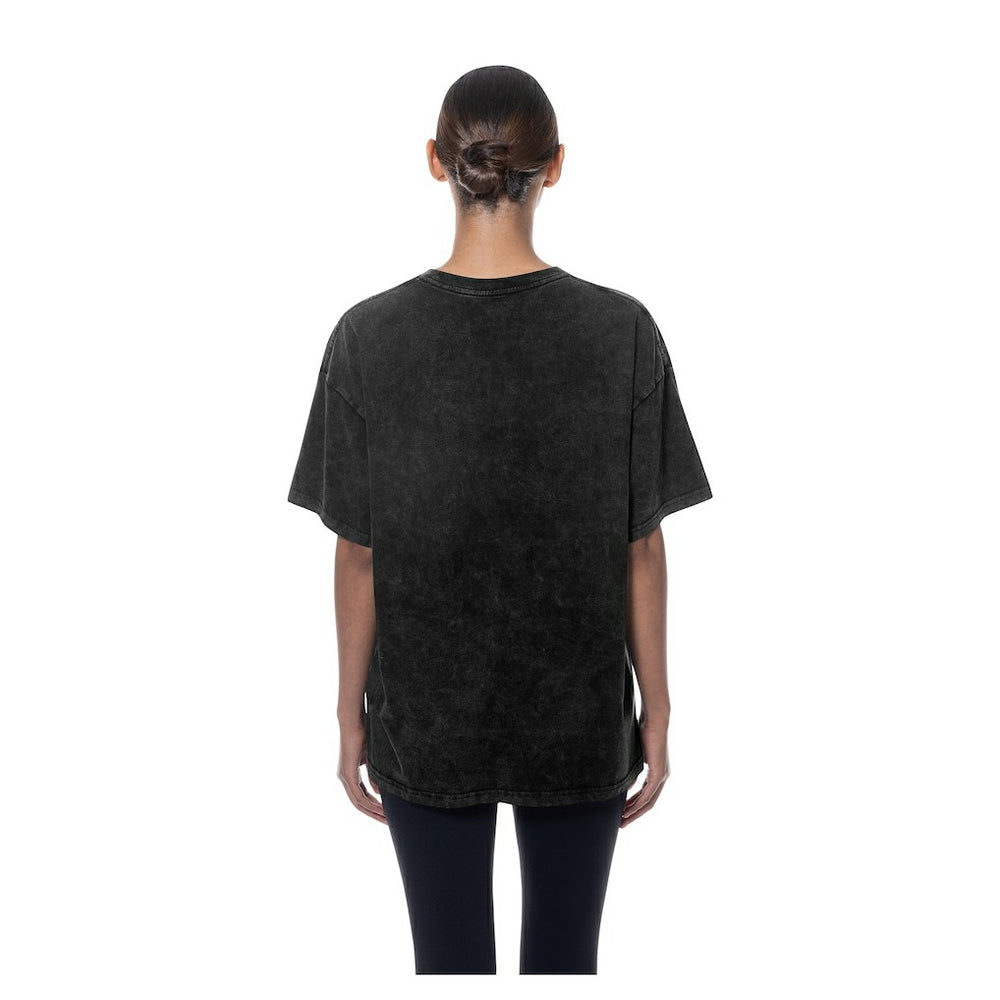 Golden State Warriors Women's Throwback Mineral Wash Oversized T-Shirt sale - Black | New Era cheap