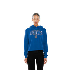 New York Knicks Women's Glam Game Open Back Hoodie - Blue | New Era on sale