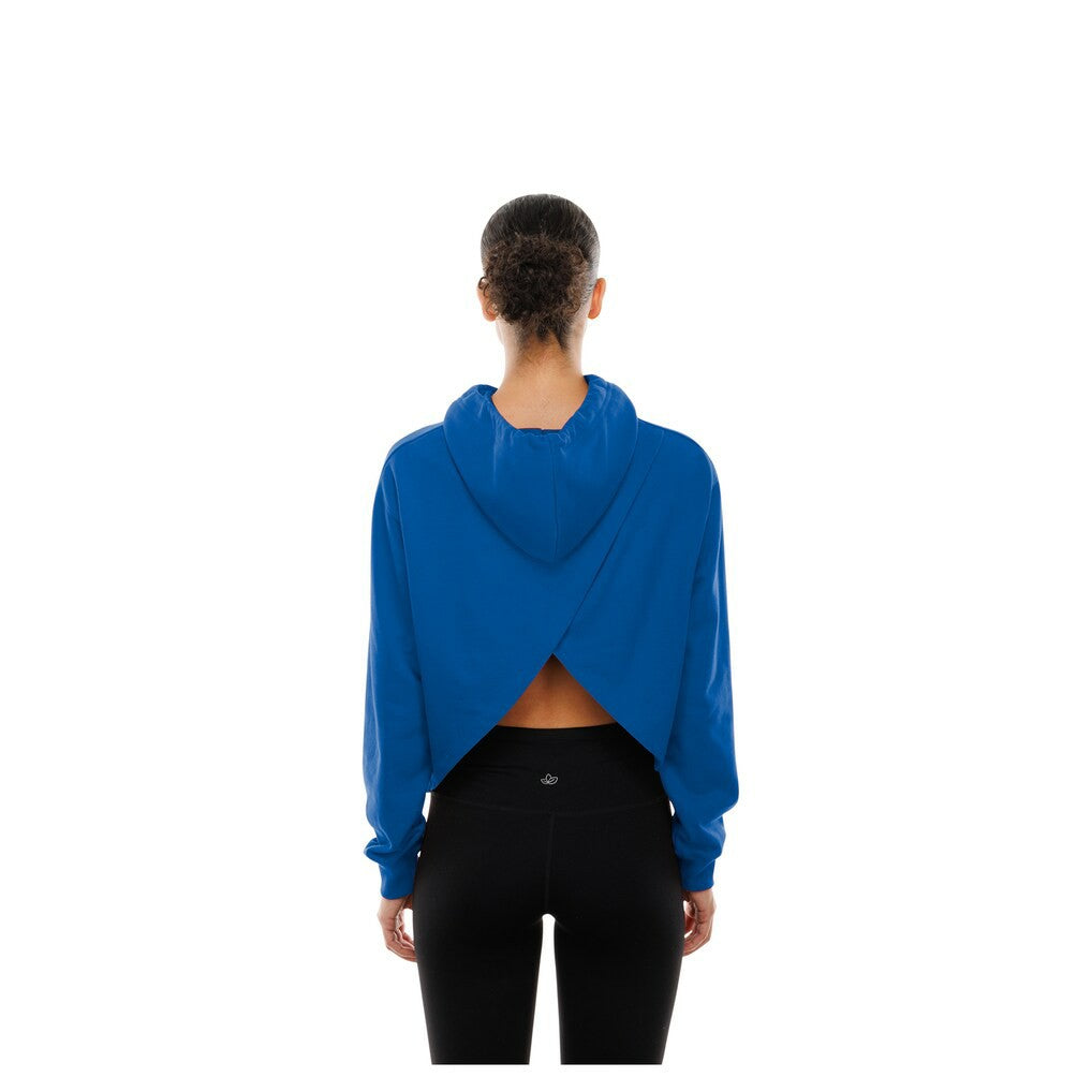 New York Knicks Women's Glam Game Open Back Hoodie - Blue | New Era on sale
