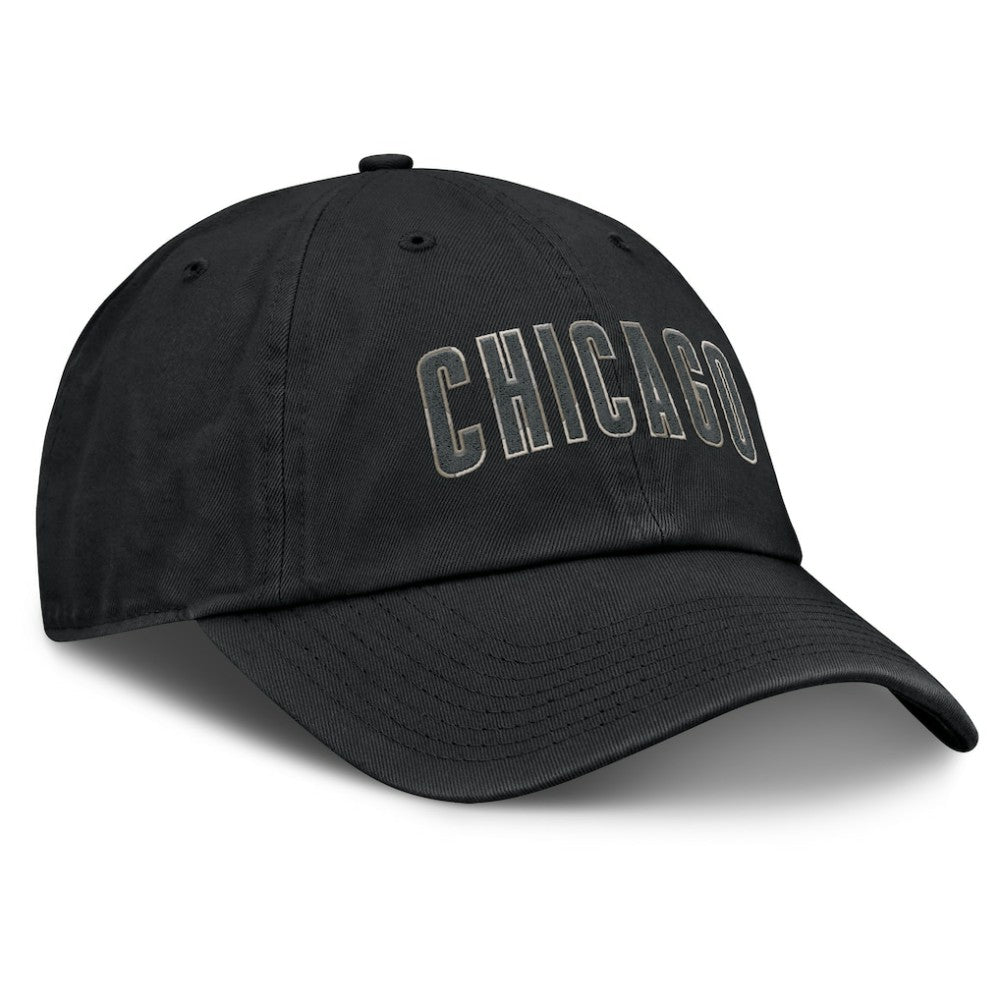 Chicago Cubs Camo Pack Club Adjustable Hat - Black | Nike