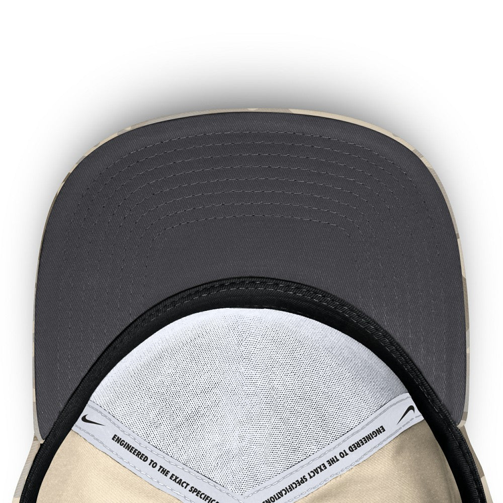 Los Angeles Angels Camo Pack Rise Adjustable Hat - Natural | Nike