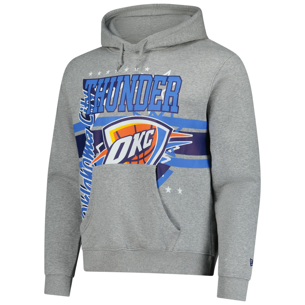 Oklahoma City Thunder Injection Sport Classics Fleece Hoodie - Heather Gray | New Era shop