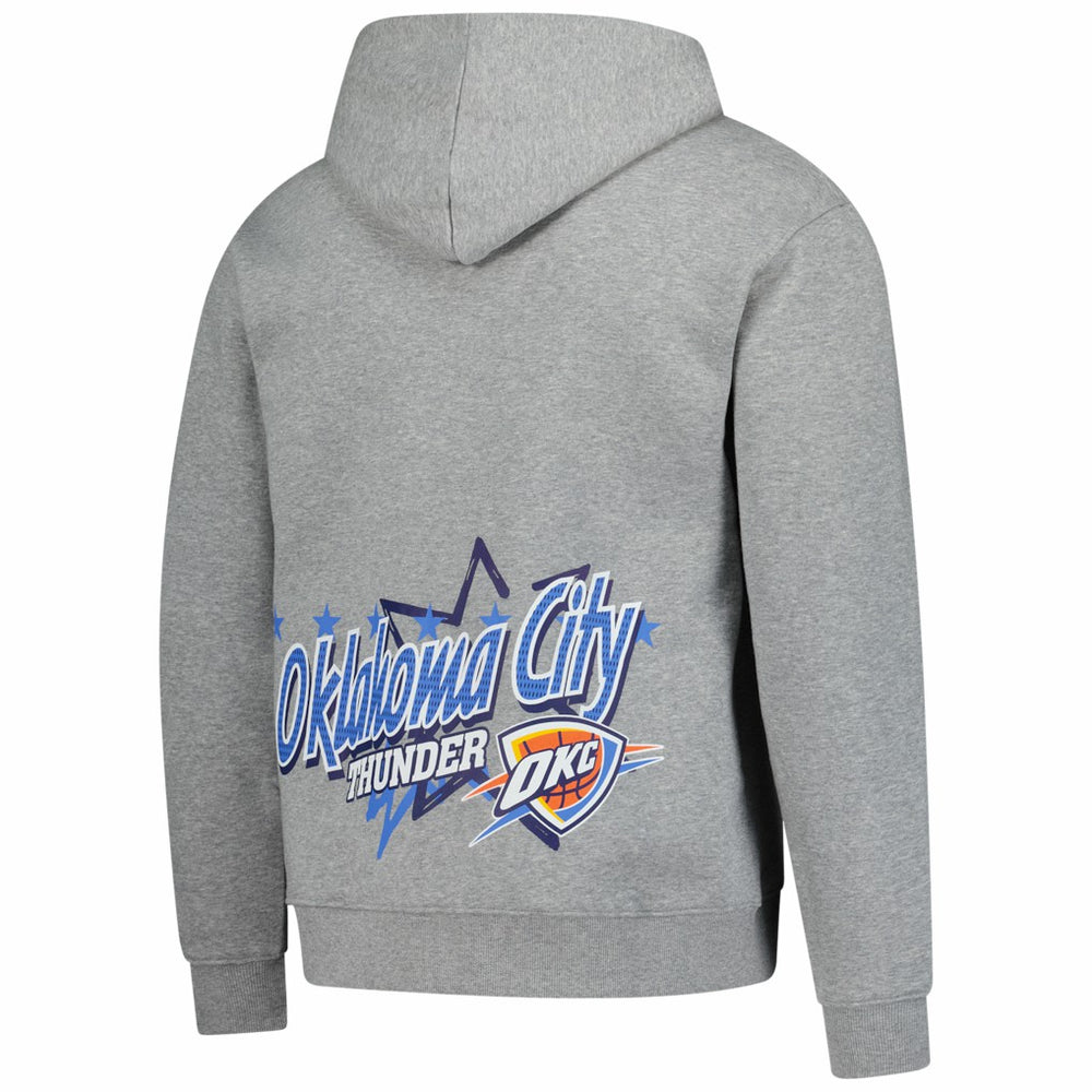 Oklahoma City Thunder Injection Sport Classics Fleece Hoodie - Heather Gray | New Era shop