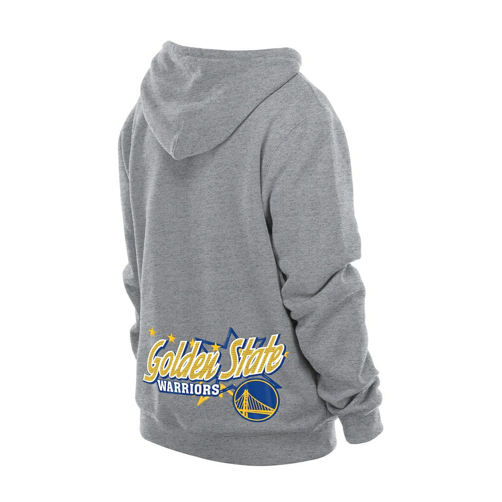 Golden State Warriors Injection Sport Classics Fleece Hoodie - Heather Gray | New Era discount