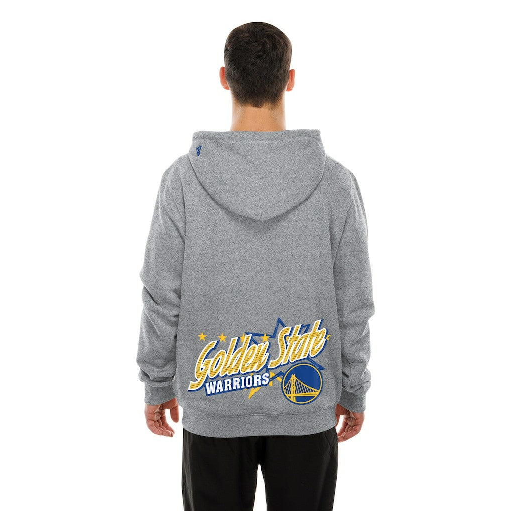 Golden State Warriors Injection Sport Classics Fleece Hoodie - Heather Gray | New Era discount