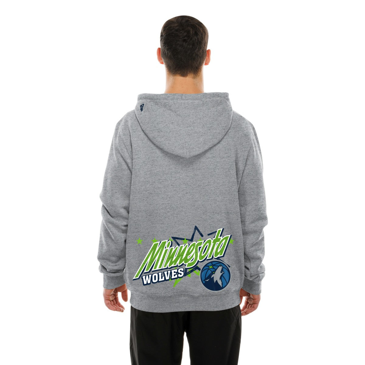 Minnesota Timberwolves Injection Sport Classics Fleece Hoodie - Heather Gray | New Era for sale