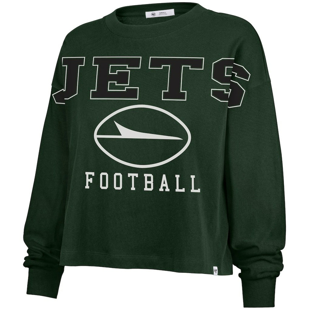 New York Jets '47 Women's Outreach City Oversized Long Sleeve T-Shirt - Green cheap