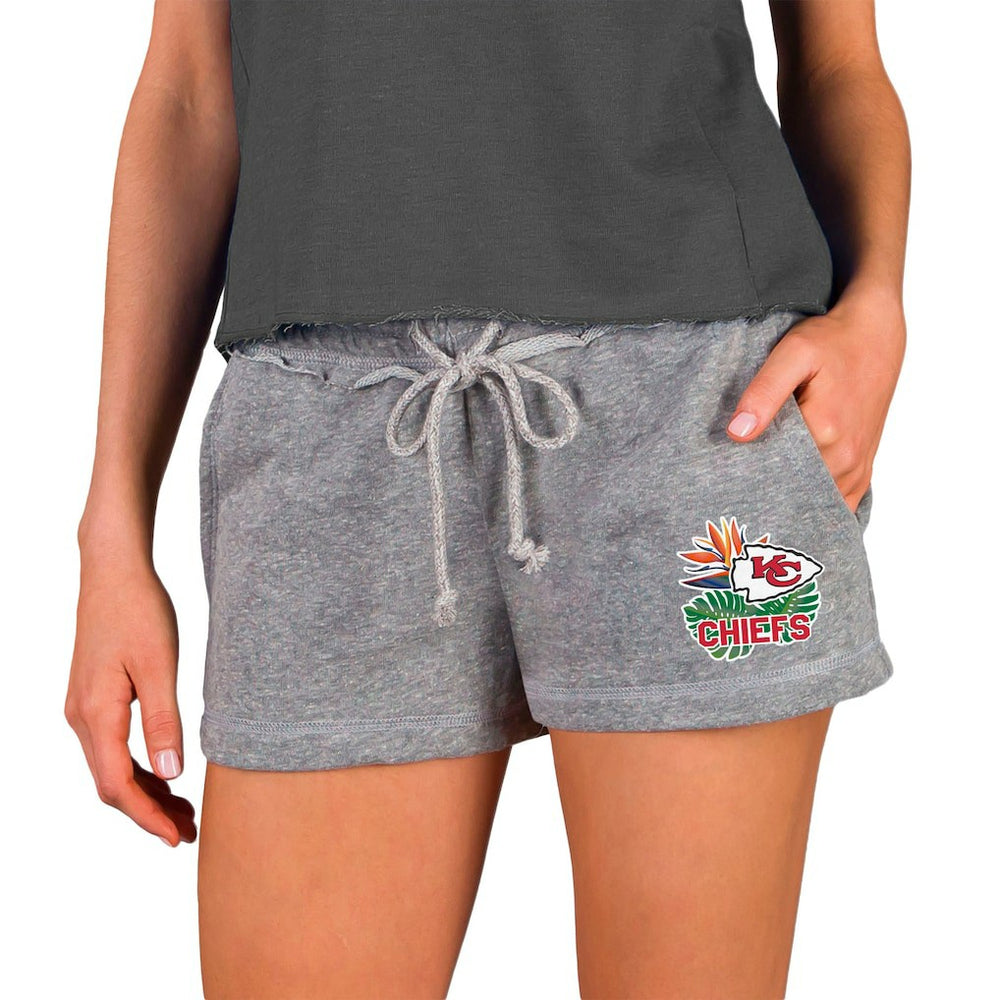 Kansas City Chiefs Concepts Sport Women's Mainstream Terry Shorts - Gray on sale