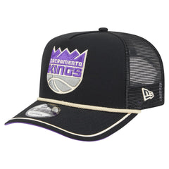 Sacramento Kings Vintage Team Rope A-Frame 9FIFTY Snapback Hat - Black | New Era shop