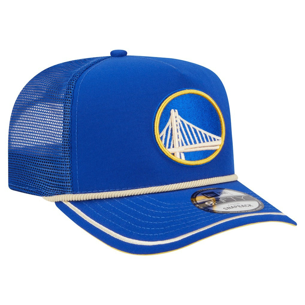 Golden State Warriors Vintage Team Rope A-Frame 9FIFTY Snapback Hat sale - Royal | New Era sale