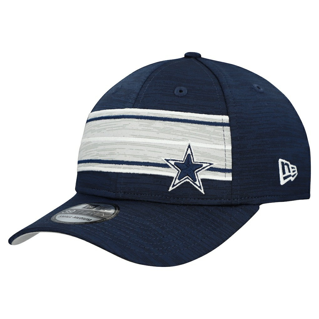 Dallas Cowboys New Era Stripes 39THIRTY Flex Hat - Navy on sale