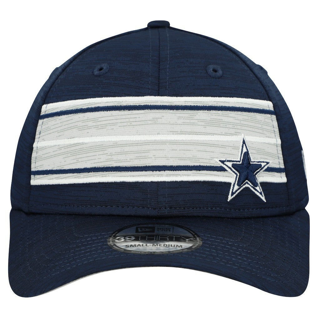 Dallas Cowboys New Era Stripes 39THIRTY Flex Hat - Navy on sale