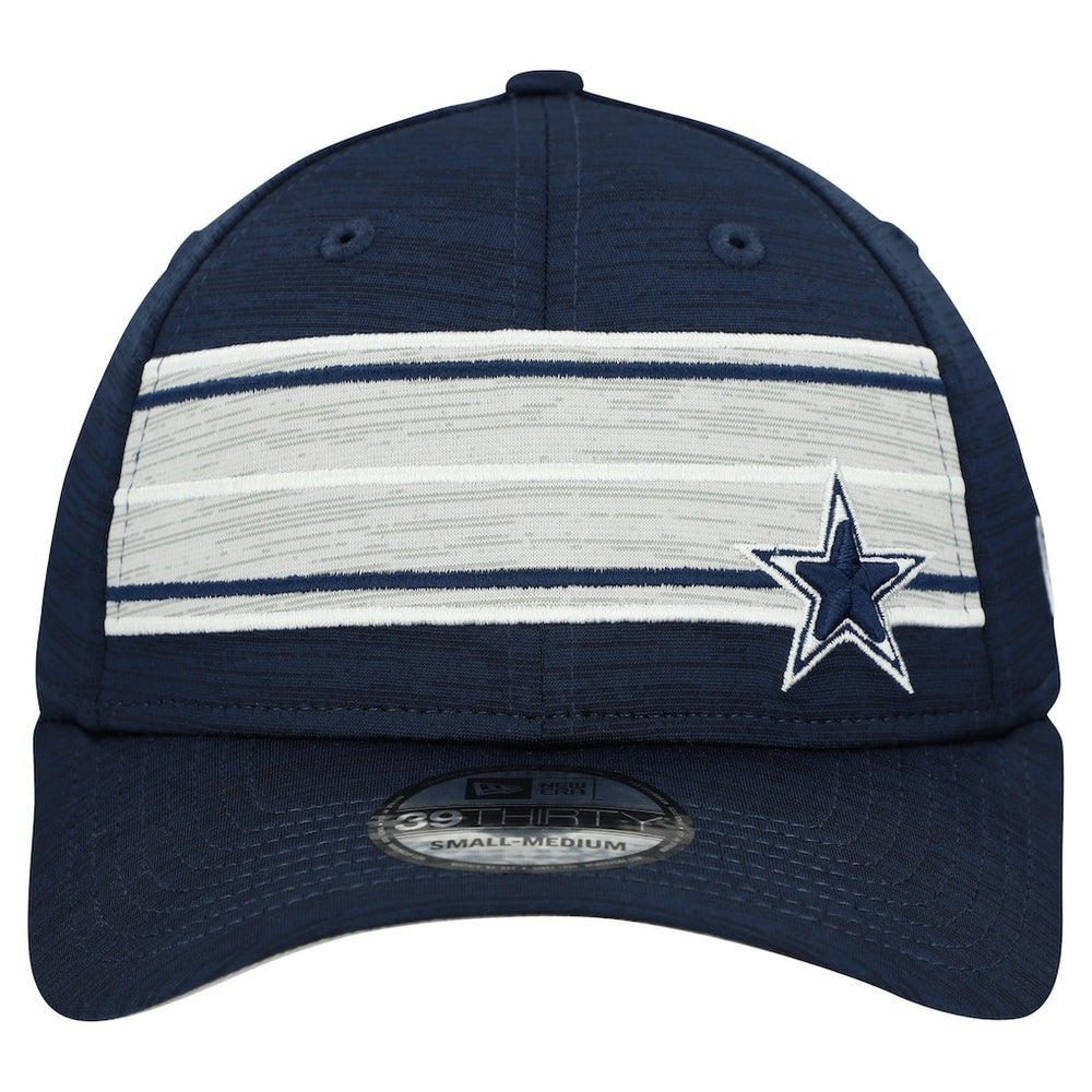 Dallas Cowboys New Era Stripes 39THIRTY Flex Hat - Navy on sale