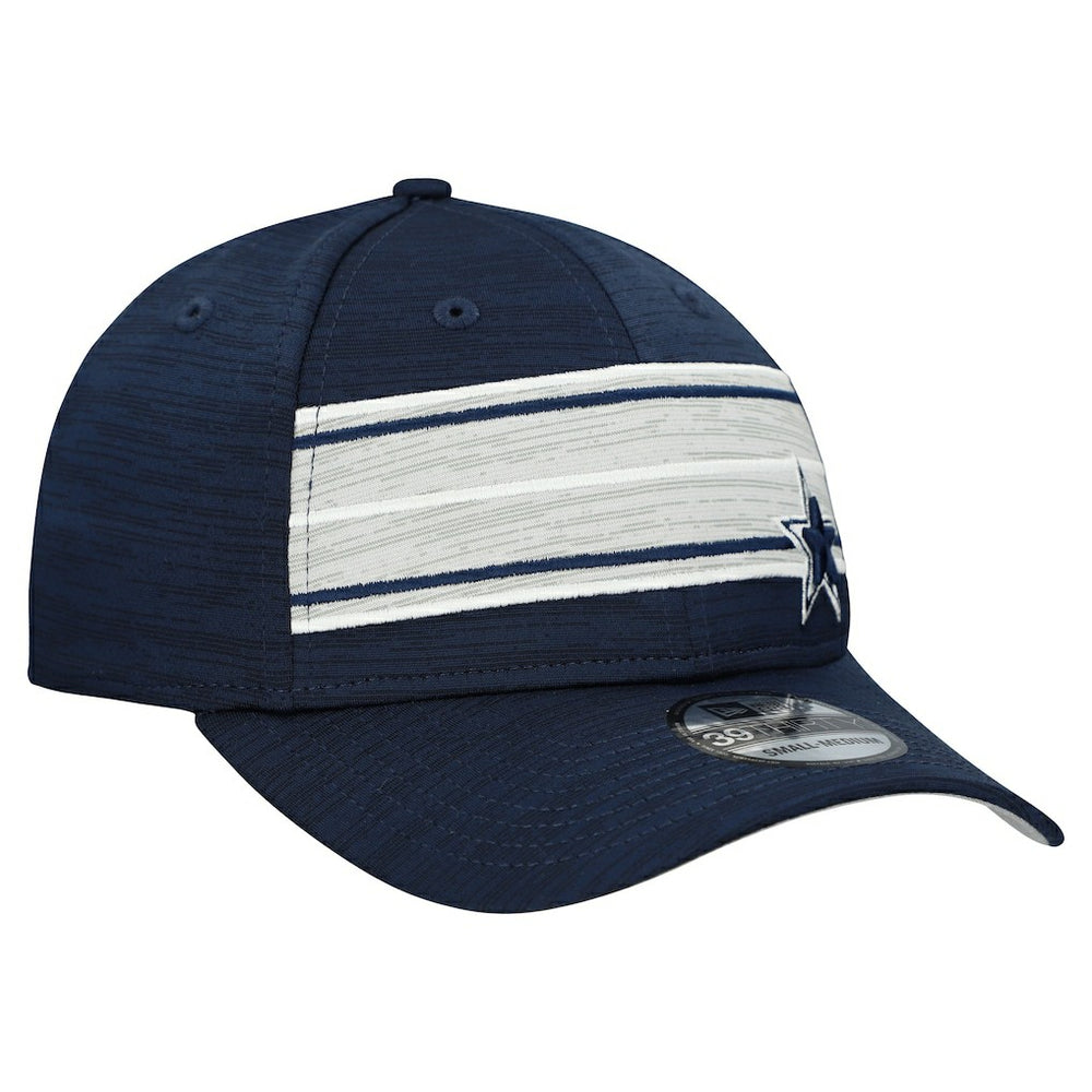 Dallas Cowboys New Era Stripes 39THIRTY Flex Hat - Navy on sale