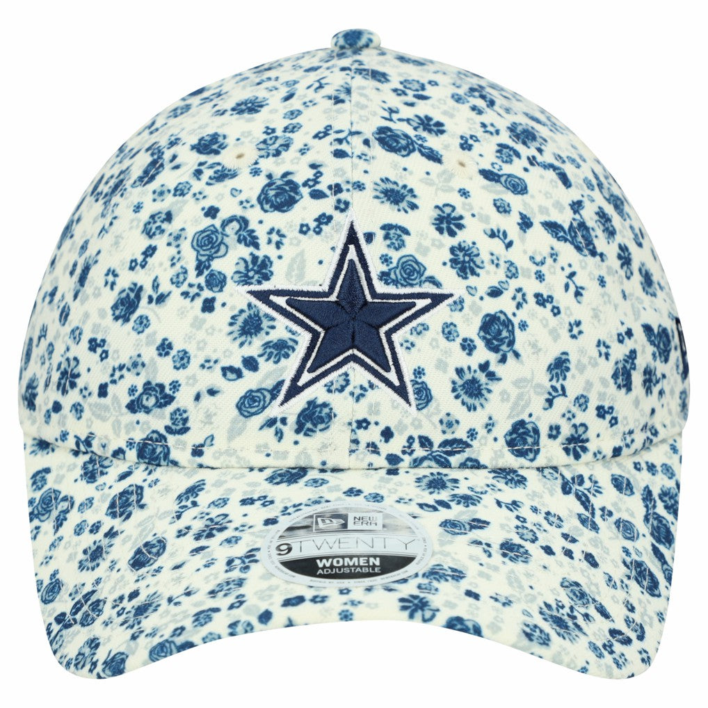 Dallas Cowboys New Era Women's Ditzy 9TWENTY Adjustable Hat - Cream for sale