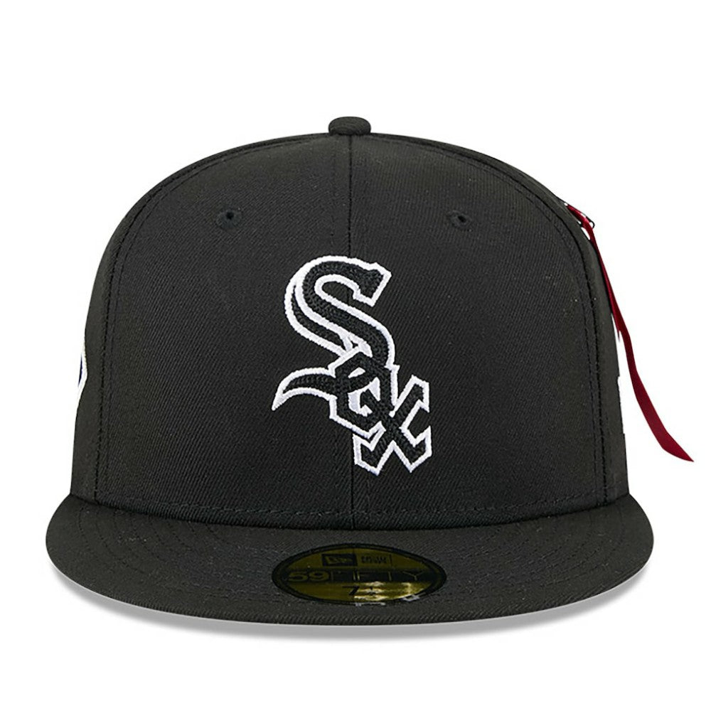 Chicago White Sox x Alpha Industries 59FIFTY Fitted Hat - Black | New Era
