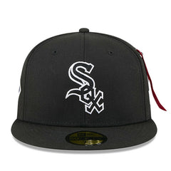 Chicago White Sox x Alpha Industries 59FIFTY Fitted Hat - Black | New Era