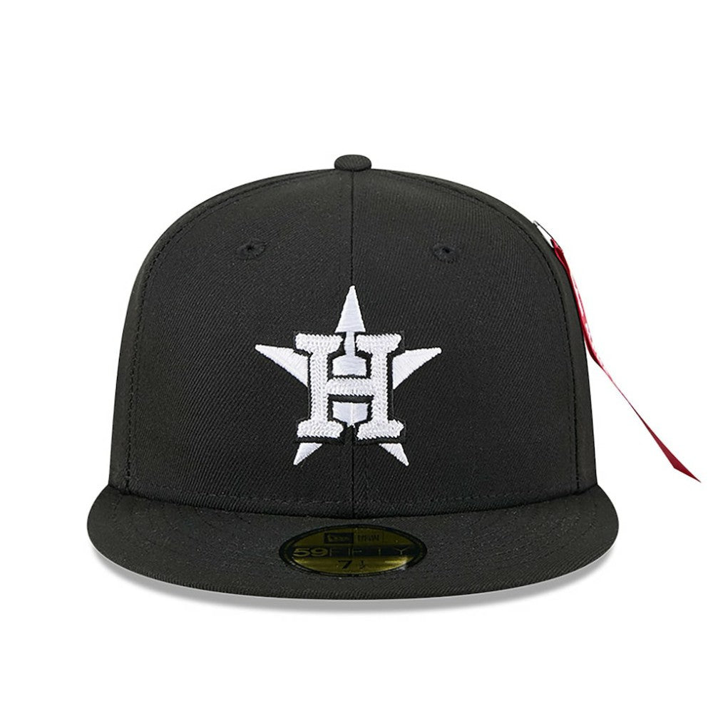 Houston Astros x Alpha Industries 59FIFTY Fitted Hat - Black | New Era