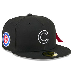Chicago Cubs x Alpha Industries 59FIFTY Fitted Hat - Black | New Era