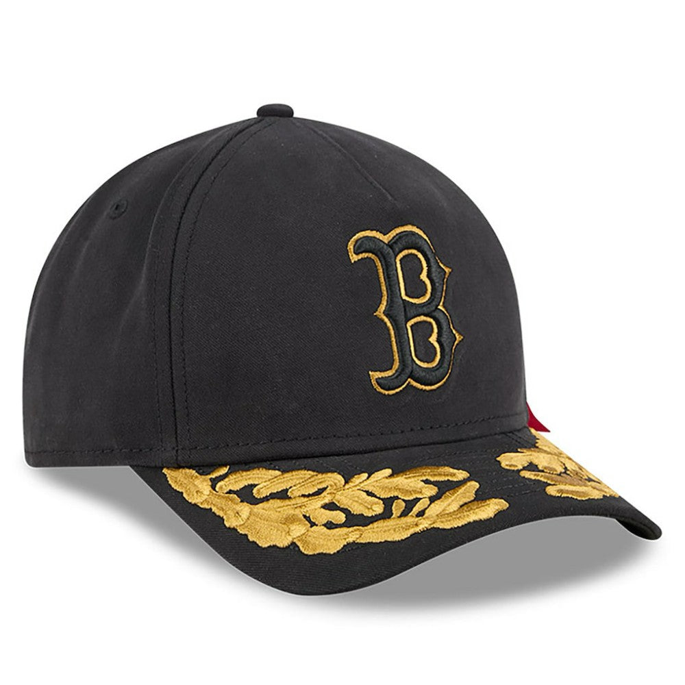 Boston Red Sox x Alpha Industries A-Frame 9FORTY Adjustable Hat - Black | New Era