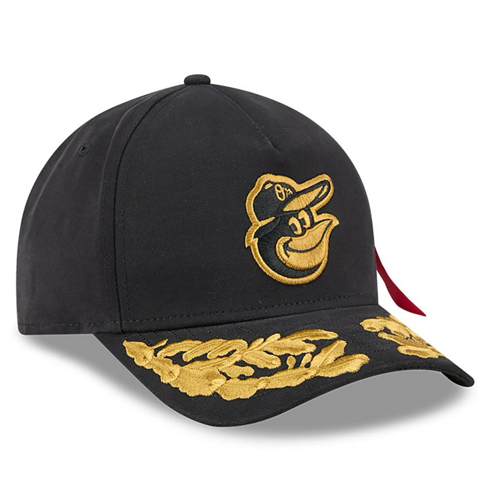 Baltimore Orioles x Alpha Industries A-Frame 9FORTY Adjustable Hat - Black | New Era