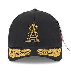 Los Angeles Angels x Alpha Industries A-Frame 9FORTY Adjustable Hat - Black | New Era