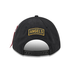 Los Angeles Angels x Alpha Industries A-Frame 9FORTY Adjustable Hat - Black | New Era