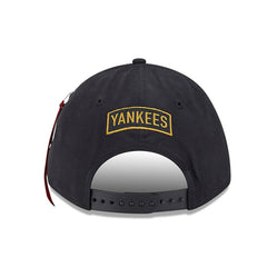 New York Yankees x Alpha Industries A-Frame 9FORTY Adjustable Hat - Black | New Era