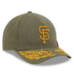 San Francisco Giants x Alpha Industries A-Frame 9FORTY Adjustable Hat - Olive | New Era
