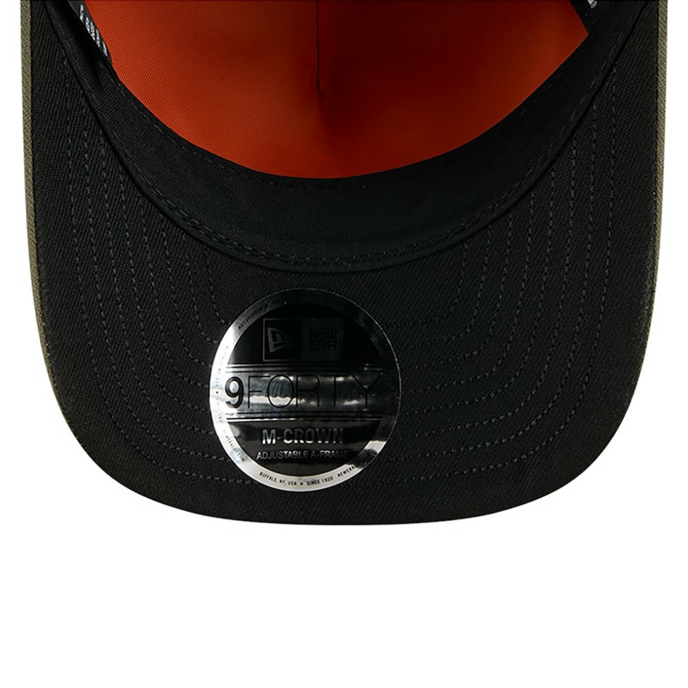 Houston Astros x Alpha Industries A-Frame 9FORTY Adjustable Hat - Olive | New Era