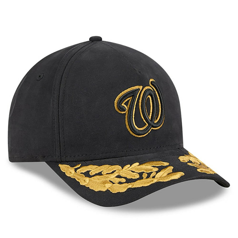 Washington Nationals x Alpha Industries A-Frame 9FORTY Adjustable Hat - Black | New Era