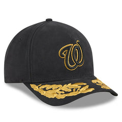 Washington Nationals x Alpha Industries A-Frame 9FORTY Adjustable Hat - Black | New Era