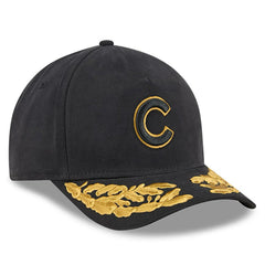 Chicago Cubs x Alpha Industries A-Frame 9FORTY Adjustable Hat - Black | New Era