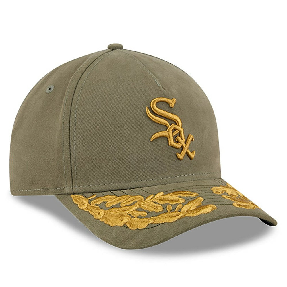 Chicago White Sox x Alpha Industries A-Frame 9FORTY Adjustable Hat - Olive | New Era
